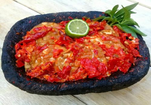 Tempe Penyet Pedas